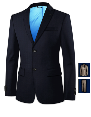 Abiti Da Cerimonia Bari with 2 Buttons, Single Breasted