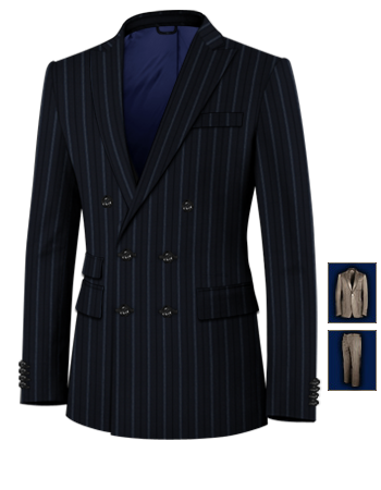 Abiti Da Cerimonia Invitati with 6 Buttons, Double Breasted (2 To Close)