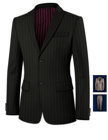 Abiti Sartoriali Napoletani with 2 Buttons, Single Breasted
