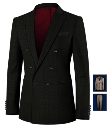 Sartorie Bologna with 6 Buttons, Double Breasted (1 To Close)