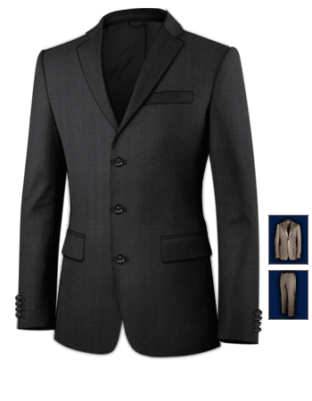 Giacche Su Misura Uomo with 3 Buttons, Single Breasted