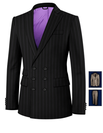 Vestiti Su Misura Sarta with 6 Buttons, Double Breasted (3 To Close)