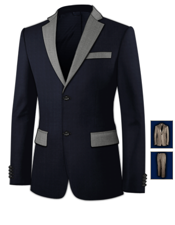 Abbito Per Bautismo with 2 Buttons, Single Breasted