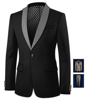 Produzione Abbigliamento Su Misura Roma with 1 Button, Single Breasted