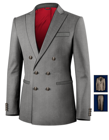 Sachess Abbigliamento with 6 Buttons, Double Breasted (2 To Close)