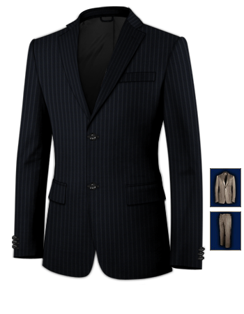 Abiti Da Sposo E Cerimonia Roma with 2 Buttons, Single Breasted
