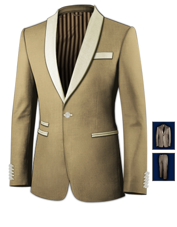 Vestiti Su Misura Uomo Roma with 1 Button, Single Breasted