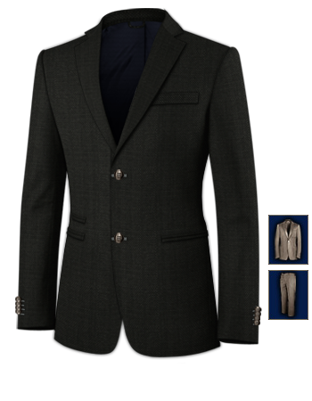 Pantalonisumisura with 2 Buttons, Single Breasted