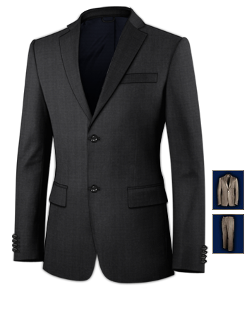 Vestiti Sposo Cinesi Roma with 2 Buttons, Single Breasted