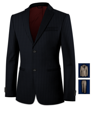 Completi Uomo Su Misura with 2 Buttons, Single Breasted