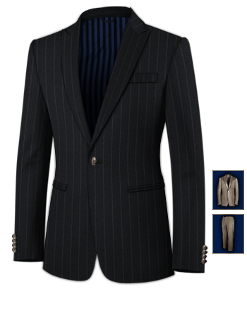 Antille Abiti Da Cerimonia with 1 Button, Single Breasted