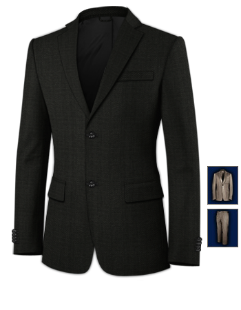 Giacche Su Misura Milano with 2 Buttons, Single Breasted