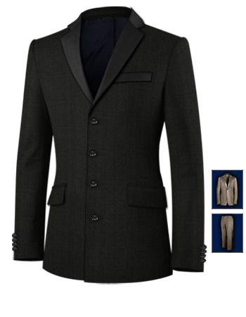 Vestito Su Misura A 119 Euro with 4 Buttons, Single Breasted