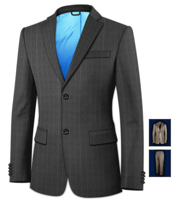 Abito Uomo Su Misura Online with 2 Buttons, Single Breasted