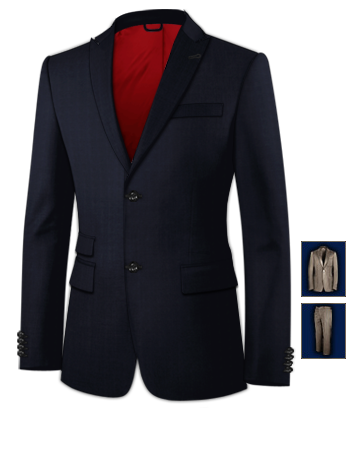 Abito Uomo Abbigliamento with 2 Buttons, Single Breasted