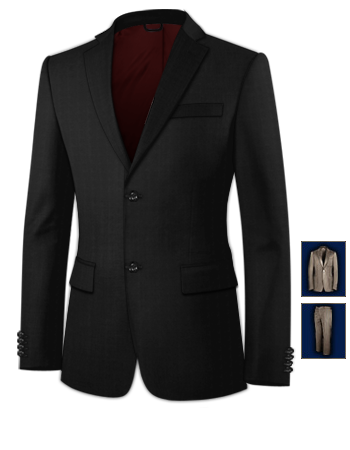 Completi Su Misura with 2 Buttons, Single Breasted