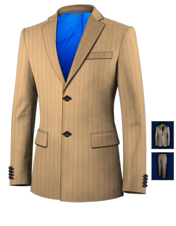 Abiti Cerimonia Roma with 2 Buttons, Single Breasted