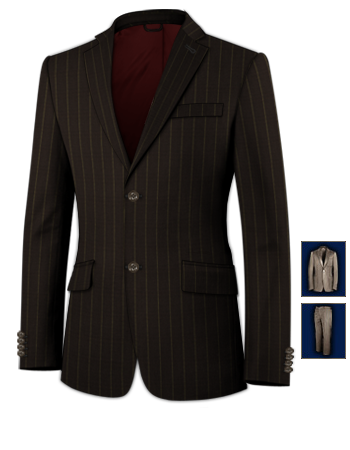 Abiti Da Sposo Alta Moda with 2 Buttons, Single Breasted