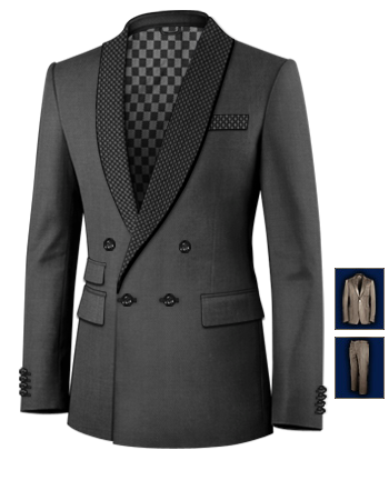 Abbigliamento Uomo Magenta with 4 Buttons, Double Breasted (1 To Close)