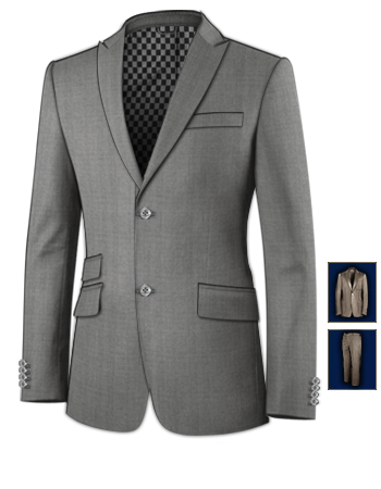 Abiti Su Misura A Roma with 2 Buttons, Single Breasted