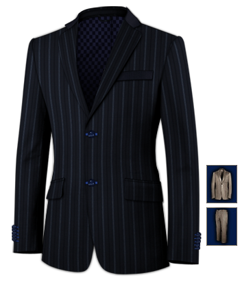 Abiti Su Misura Torino with 2 Buttons, Single Breasted