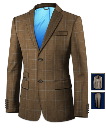 Abiti On Line Su Misura with 2 Buttons, Single Breasted