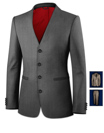 Abbigliamento Sposo Firenze with 4 Buttons, Single Breasted
