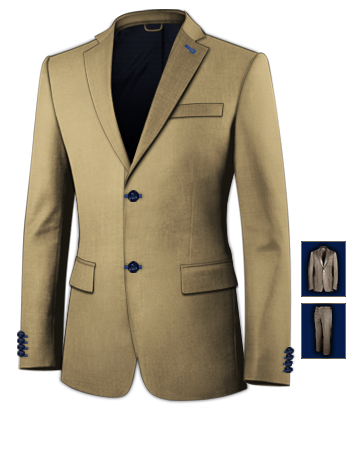 Vestiti Su Misura Prezzi with 2 Buttons, Single Breasted