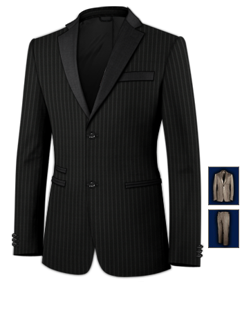 Abiti Sartoriali with 2 Buttons, Single Breasted