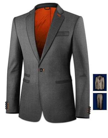 Sposo Si Frosinone with 1 Button, Single Breasted