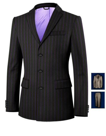 Abiti Cerimonia Color Panna with 3 Buttons, Single Breasted