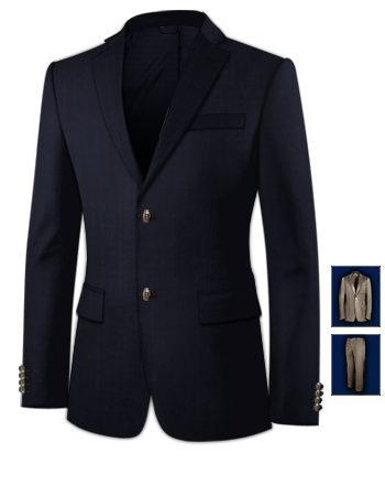 Realizzare Abiti Cerimonia Su Misura On Line with 2 Buttons, Single Breasted
