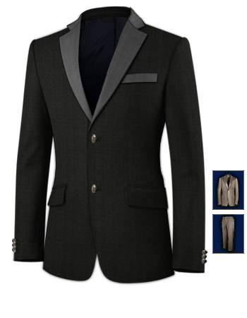 Abiti Sartoriali Uomo Roma with 2 Buttons, Single Breasted