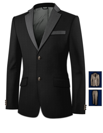 Abiti Da Sposo Uomo with 2 Buttons, Single Breasted