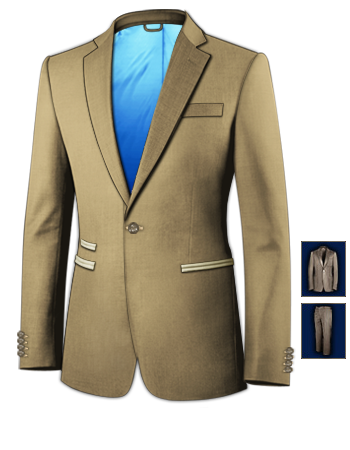 Vestiti Da Cerimonia 2011 with 1 Button, Single Breasted