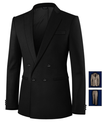 Abiti Da Cocktail with 4 Buttons, Double Breasted (1 To Close)