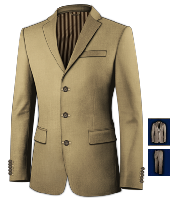 Abiti Uomo On Line with 3 Buttons, Single Breasted
