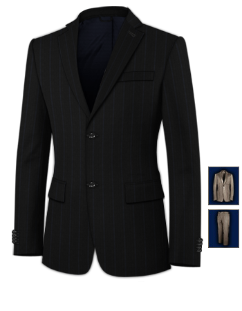Abito Su Misura On Line with 2 Buttons, Single Breasted