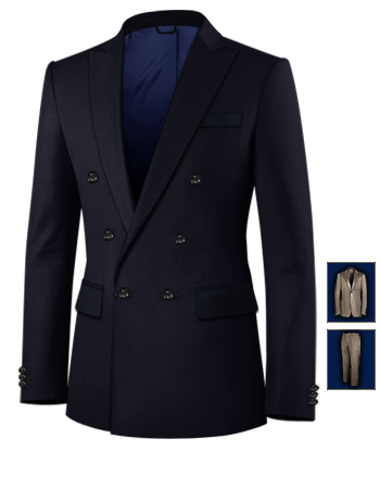 Sartoria Zona Lanciano Ch with 6 Buttons, Double Breasted (1 To Close)