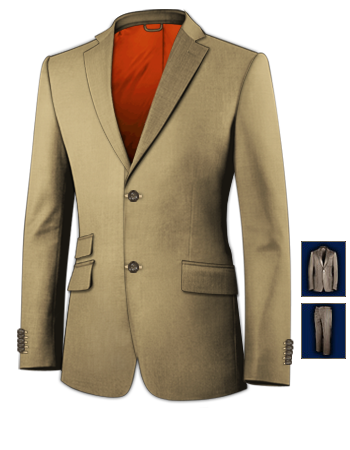 Vestiti Eleganti with 2 Buttons, Single Breasted
