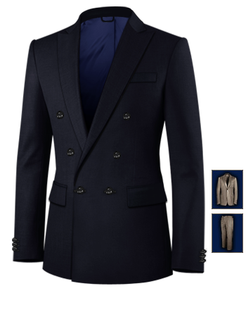 Vestiti Per Ballo Latini Americani with 6 Buttons, Double Breasted (1 To Close)
