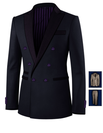 Vestiti Su Misura with 6 Buttons, Double Breasted (1 To Close)