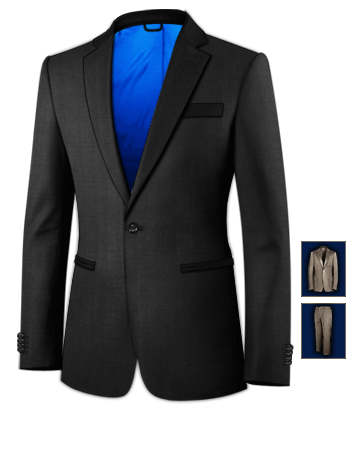 Abiti Per La Cresima with 1 Button, Single Breasted