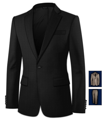 Costa Un Abito Su Misura Di Marigliano with 1 Button, Single Breasted