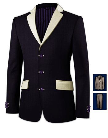Abiti Bologna with 3 Buttons, Single Breasted