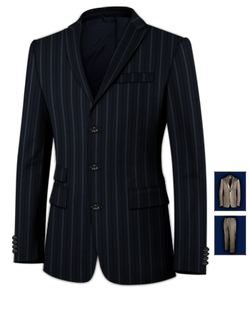 Abiti Su Misura Ancona with 3 Buttons, Single Breasted