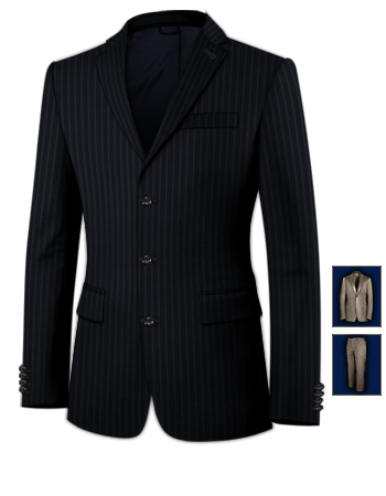 Abiti Su Misura Como with 3 Buttons, Single Breasted