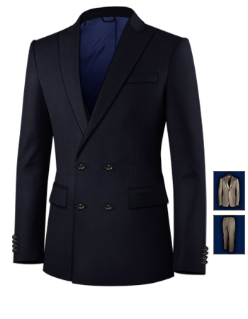Abiti E Cappotti Da Uomo with 4 Buttons,double Breasted (2 To Close)
