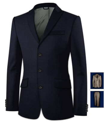 Abiti Su Misura Forli with 3 Buttons, Single Breasted