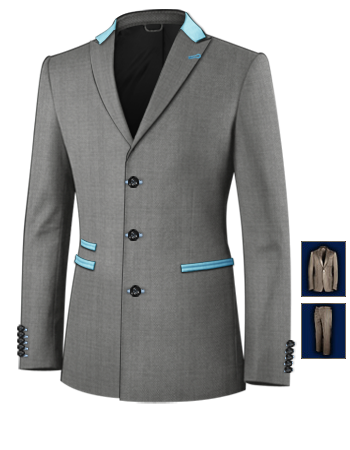 Immagini Abiti with 3 Buttons, Single Breasted